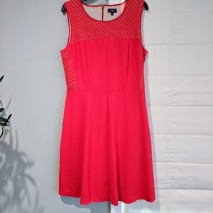 ⭐Bold Red NYJD Flare Dress Fitted Waist 12⭐